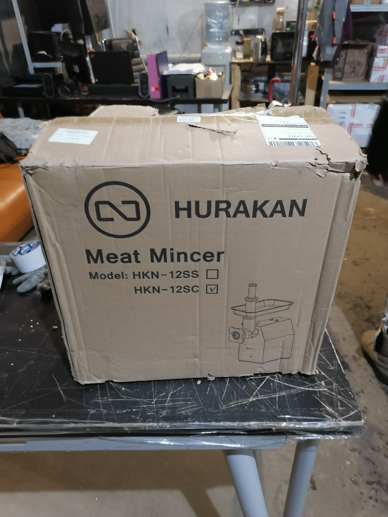 Мясорубка профессиональная Hurakan HKN-12SC выставочный образец (162870)