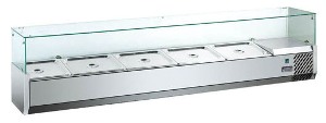 Витрина холодильная для ингредиентов Hurakan HKN-VRX2000/380